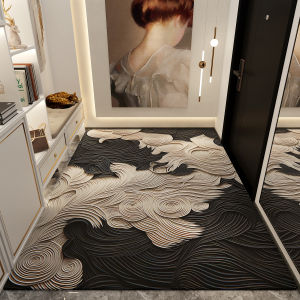 Anti-Slip Entrance Mat Customizable Large Door Mat Living Room Floor Carpet Modern Simple Style Home Textile Floor Pad Rug