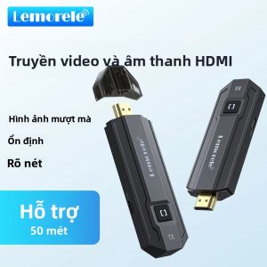 Bộ Thu Phát Video Không Dây HDMI Lemorele P20 Bộ Chuyển Đổi Mở Rộng 1080P Cho Máy Tính Xách Tay Máy Chiếu TV - Kết Nối Không Dây