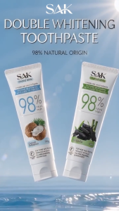 [BUY2 TAKE2]SAK Whitening Toothpaste Bamboo Charcoal Coconut White Stain Removal Fluoride Free