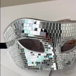 Mặt Nạ Bóng Disco Lấp Lánh Phụ Kiện Trang Phục Dự Tiệc Halloween Dành Cho Nữ Hoàng Thời Trang Nam Mũ Nửa Đầu Lấp Lánh Mặt Nạ Lấp Lánh Dự Tiệc Tốt Nghiệp