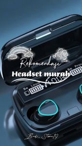 (COD) M10 plus powerbank 3500mAh Earphone Headset Wireless Bluetooth Full Bass Stereo 3500mah Power Bank