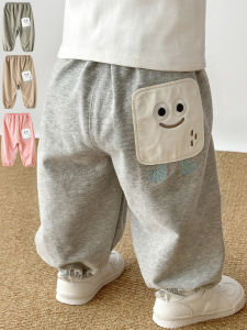 Spring Autumn Baby Casual Long Pants Thin Pure Cotton Loose Pants Big Butt Pants Summer Air Conditioned Room Pants for Boys And Girls