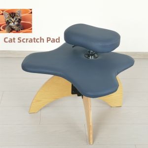 Ergonomic Computer Chair with Automatic Height Adjustment Large Seat Pad Can Kneel Or Sit Cross-legged Wooden Leg Lazy Chair