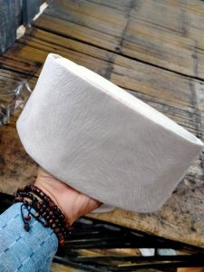 PECI PUTIH tulang motif bulu