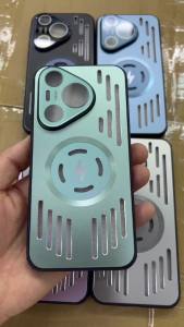 Applicable for OPPO OnePlus13OnePlus13ROnePlus12OnePlus 13ROnePlus 131+13R Mobile phone caseNew Ice aluminum Metal Heat dissipation Magnetic suction Case coverAll inclusive Shockproof Case