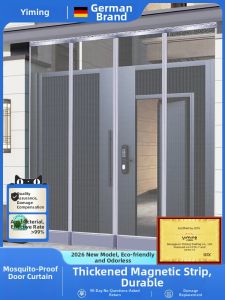 YIMING | Mosquito Proof Door Curtain Magnetic Strip Diamond Wire Mesh
