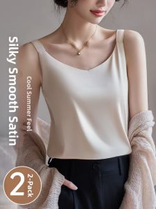Silk-like Light Summer Camisole Thin Wearable Underwear