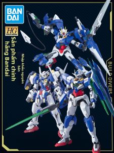 Bandai | Mô Hình Gundam Cao Cấp 00 Avalanche Seven Sword AlvaGINER 00 Q Aile 00 R