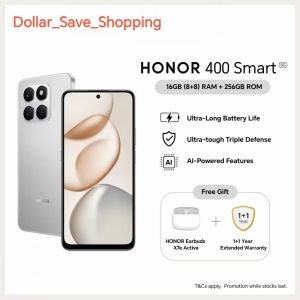 HONOR 400 Smart 5G Smartphone - 16(8+8)GB+256GB NFC 6350mAh 6.77" Display (SG Warranty)