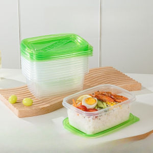 Hộp Đựng Thực Phẩm Hình Vuông Dùng Cho Rau Củ Đông Lạnh Đóng Gói Mang Đi Dùng Một Lần Chất Liệu An Toàn Thực Phẩm Có Nắp Đậy Giữ Tươi