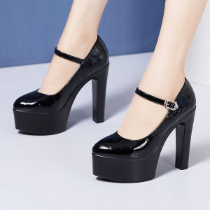 ZHUONILA | Model Training Water Resistant High Heels 11cm