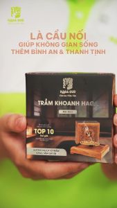 Trầm khoanh HAGA Cao cấp/Đặc biệt/Thượng hạng thời gian cháy lâu thơm đậm hương trầm - 15 khoanh đôi đường kính 6cm