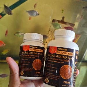 GOLDEN APEX PREMIUM DECAPSULATED BRINE SHRIMP EGGS 100ml 225ml bottle