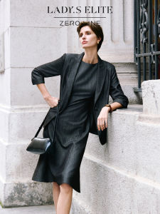 LadyS Elite | Ink Wash Denim Womens Suit Dress Fashion Business Wear
