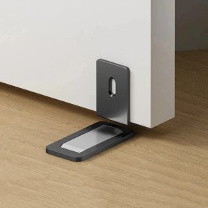 Invisible Magnetic Door Stopper Self Adhesive Stainless Steel Windproof Draft Blocker Anti-collision Home Door Catch Punch Free