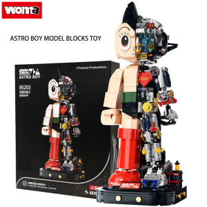 1258 PCS Kids Block Toys Cartoon Action Figure Astro Boy Building Blocks Bricks Toy Movable Dolls Collectible Models Kids Gift