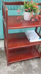 Kệ vi sóng 3 tầng  sâu 40cm  ngang 64cm  cao 120cm  gỗ cao su màu nâu đã  thông qua tẩm sấy chống mối mọtchịu nước bền hơn so gỗ thông và MDF nhân tạo đa năng đẹp.