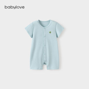 babylove | Summer Thin Short Sleeve Bamboo-Cotton Breathable Babysuit
