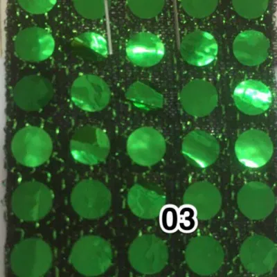 Cheapest Shinning sparkling Glitter Sequin dot cloth (1meter)