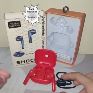 S02 ORIGINAL HEADSET BLUETOOT TWS WIRELESS CHARGING SHOCK MICROFONE USB TYPE C TIPE BLUETOOTH