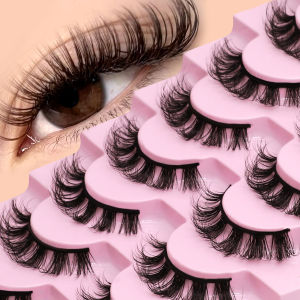 ขนตาปลอมเวลทรินาย 3 มิติ ขนตาปลอมมิงค์เทียม ขนตาฟูเป็นธรรมชาติ ขนตาปลอมแบบเส้น