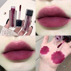 Obsidian Star Moon Matte 5 สี Lip Glaze Matte Soft Mist Whitening Dark Series Long Lasting Non-Stick Lip Gloss ลิปสติก