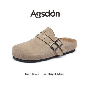 Agsdon | Thick-soled One-step Half Slippers