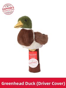 Golf Driver Headcover Green Duck Design