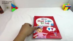 Sách Thiếu Nhi- Bộ 4 Quyển 30 Ngày Phát Triển Trí Tuệ Dành Cho Trẻ Từ 2 - 4 Tuổi Rèn Luyện Khả Năng Tư Duy Quan Sát