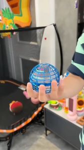 New strange induction luminous fixed height RC Mini Drone Hand Operated Magic Wand Led Childrens Spinner Toys For Kids Gift remote control Helicopter black technology childrens toy flying ball