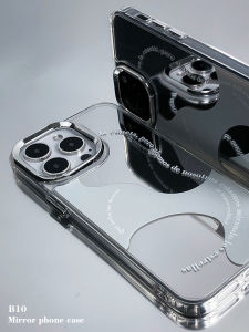 Original Designer iPhone Case with Mirror High-End Sensation Anti-Fall Protection for Apple 13 pro Couple 16 Niche 14 pro