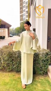 (Raya 2027) LISA Kurung Shimmer Exclusive Flowy By SIMALA