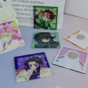Bandai | Nam Châm Tủ Lạnh Acrylic In Hình Nhân Vật Anime Demon Slayer Kimetsu No Yaiba Với Lớp Phủ Vàng In HD Dành Cho Người Hâm Mộ Anime Đồ Trang Trí.