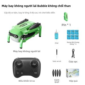 Đồ Chơi Máy Bay Trực Thăng Điều Khiển Từ Xa M8S BubbleDrone Động Cơ Không Chổi Than 2.4G Tạo Hiệu Ứng Bong Bóng Dành Cho Trẻ Em Món Quà Tuyệt Vời Quà Tặng Tiệc Tùng