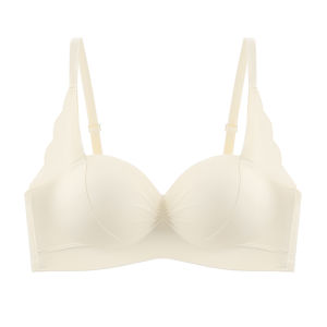 MiiOW | เสื้อชั้นในเซ็กซี่ไร้ตะเข็บสำหรับผู้หญิง ทรงเข้ารูป ป้องกันการหย่อนคล้อย ฤดูร้อน 2025 เสื้อชั้นในไร้โครง ทรง V สำหรับผู้หญิงวัยรุ่น