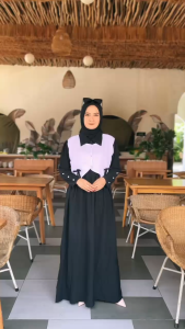 NURE - INARA SET HIJAB // GAMIS SET HIJAB SEGI EMPAT CRINGKLE MIX ROMPI  // BUSUI FRIENDLY // GAMIS KEKINIAN VIRAL