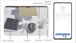 🎁Limited Time Flash🔥SouthOcean V380 Solar 8MP CCTV Dual Lens CCTV 4G SIM Card Solar Battery Outdoor Waterproof Wireless Camera Color Night Vision