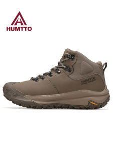 HUMTTO | Winter Warm Fur-lined High Boots for Men Anti-slip Durable Hiking Shoes