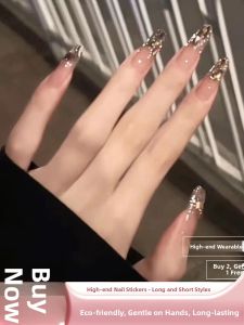 MONLEYTA | Wearable Nail Art Stickers Short Style Handmade Finished Product Autumn Winter New Arrival Gentle Wearable High-End Feeling