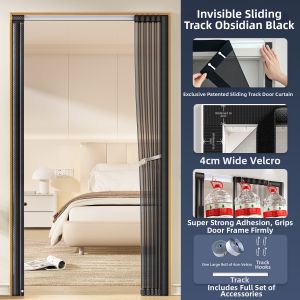 Watthour | Magnetic Mosquito-Proof Invisible Sliding Door Curtain