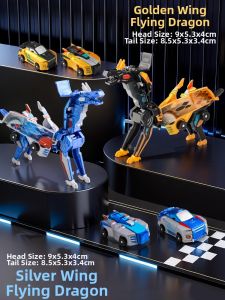 QIMINGXING | Collapsible and Magnetic Transformation Children Car Toy