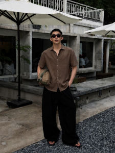 OUMULONG | Summer Light Breathable Relaxed Linen Shirt