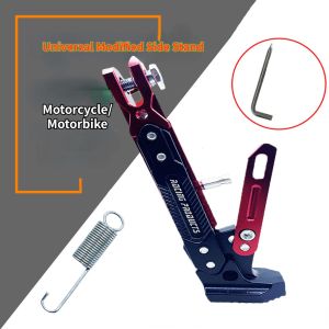 Motorcycle Modified Side Stand Single Brace Electric Bikes Adjustable Side Braces Motorcycle Flat Foot Kick for M3 Honda Ghost Fire CNC