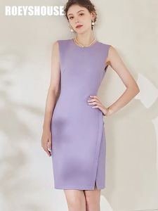 HOÀN TIỀN 15% - Đầm body thiết kế đơn giản cổ tròn không tay