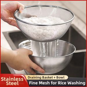 Stainless Steel Food Grade Double Layer Drain Basket