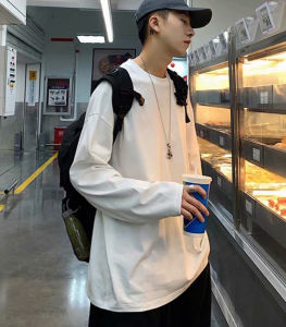 Stylish Chest Large Pocket Shirt Mens Stylish Loose Zip Long Sleeves Internet Celebrity Temperamental Minority White Shirt Outwear