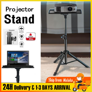 Projector Stand Tripod Adjustable Portable Floor Stand DJ Racks Laptop Stand Projectors Tray and tripod stand Adjustable Height 60-120cm Home Office Studio 投影仪支架 三脚架