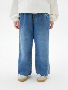 Marc&Janie | Petals Hemline Straight Denim Pants for Girls