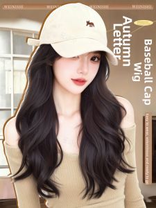 Wig Hat Integration Curl Large Waves Voluminous Full Cap 2025 New Style