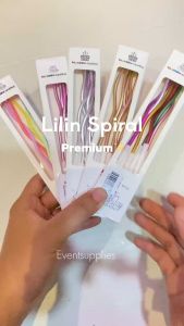 Lilin Spiral Ulir Panjang & Glossy: Lilin Ulang Tahun Berkualitas Tinggi